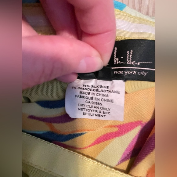 Designer Resort Dress Halter Cowl Neck Y2K Tropical Glam - Picture 14 of 16